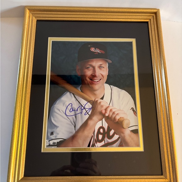 Baltimore Orioles Cal Ripken Jr. Autographed Matted and Framed 8x10 Photo